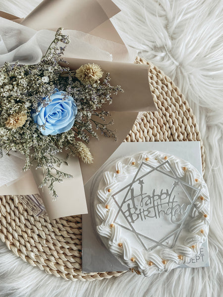 Preserved Flower Delivery, icecream cake